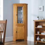 modern corner display cabinet
